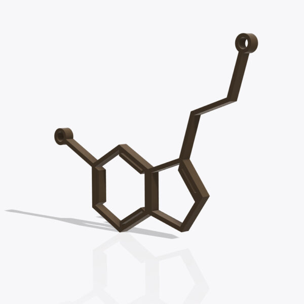 Pandantiv Molecula de Serotonină